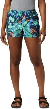 COLUMBIA NWT Walnut River Printed Shorts Nocturnal Magnolia Tropical Size Large